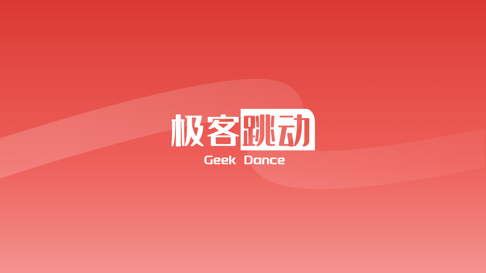 Logo on colored background